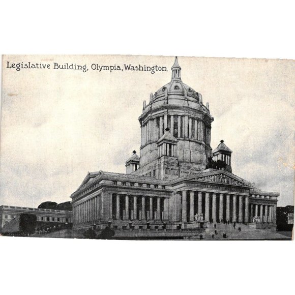 Legislative Building Olympia Washington Postcard Travel Souvenir Unposted - Picture 1 of 2